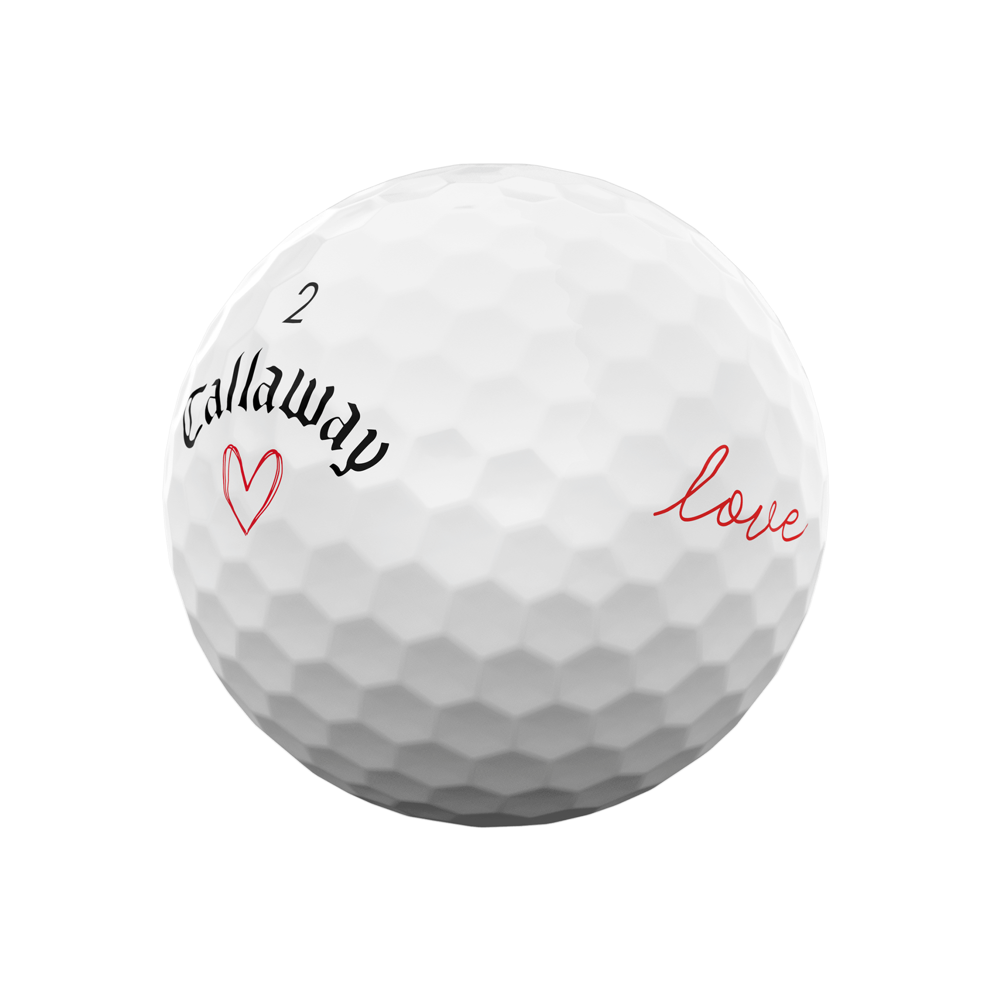 Limited Edition Supersoft Love Golf Balls (Dozen) - View 7