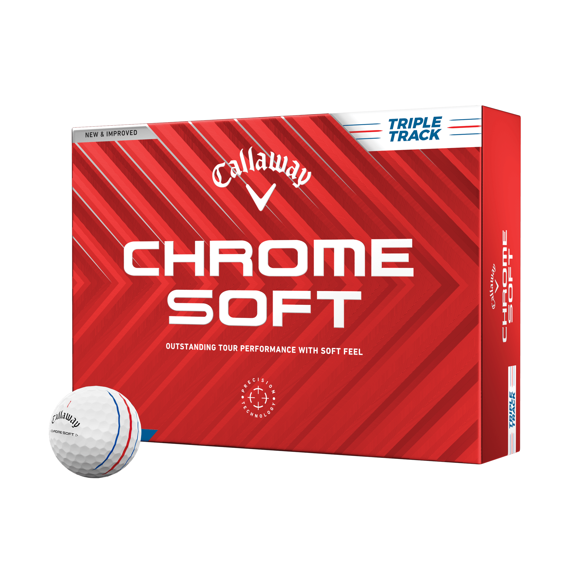 Chrome Soft Triple Track Golf Balls