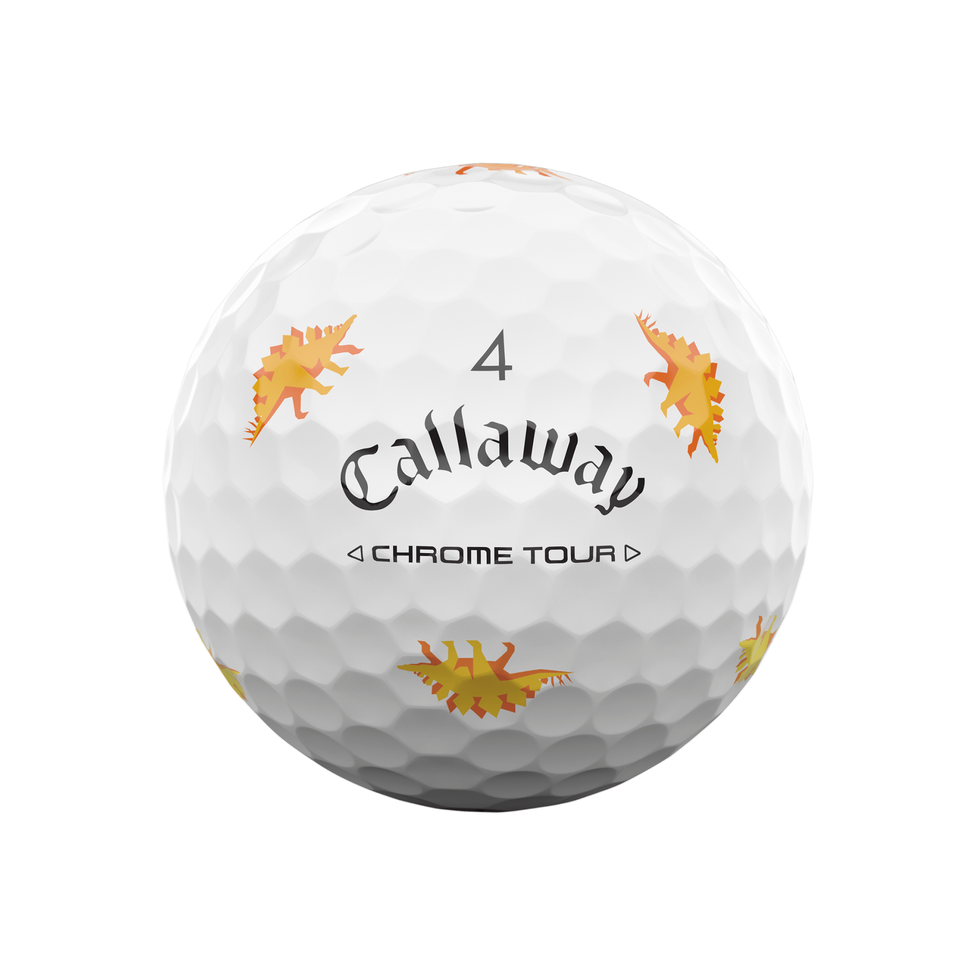 Limitierte Auflage Chrome Tour Dino Golfbälle (Dutzend) - View 9