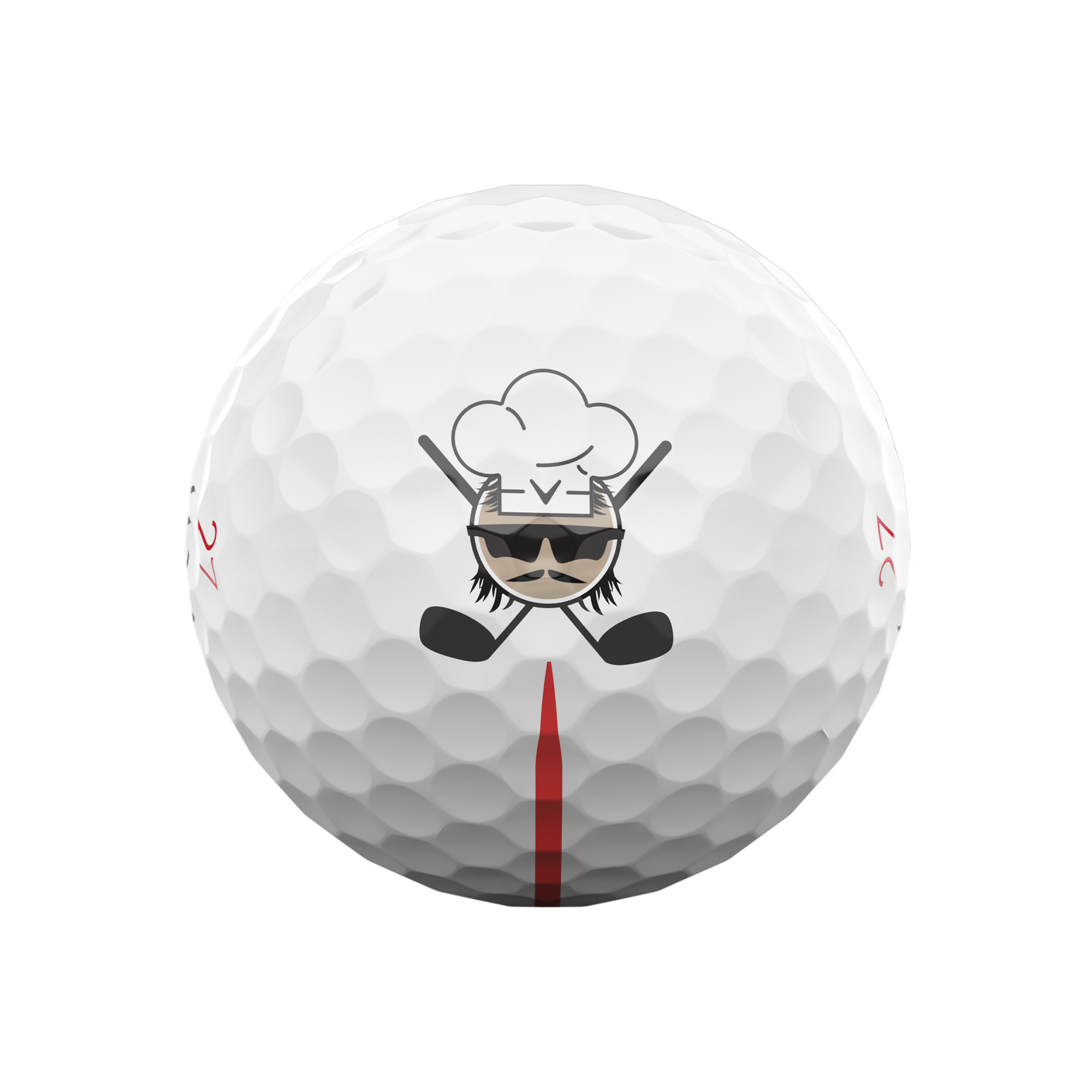 Online Exclusive Chrome Tour X Min Woo Lee Let Him Cook Golf Balls (Dozen) - View 3