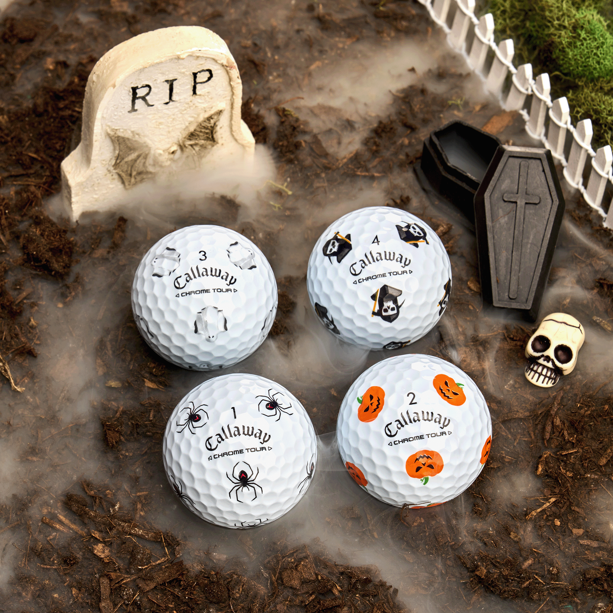 Balles De Golf Chrome Tour Scary Nights - Édition Limitée (Douzaine) - View 4