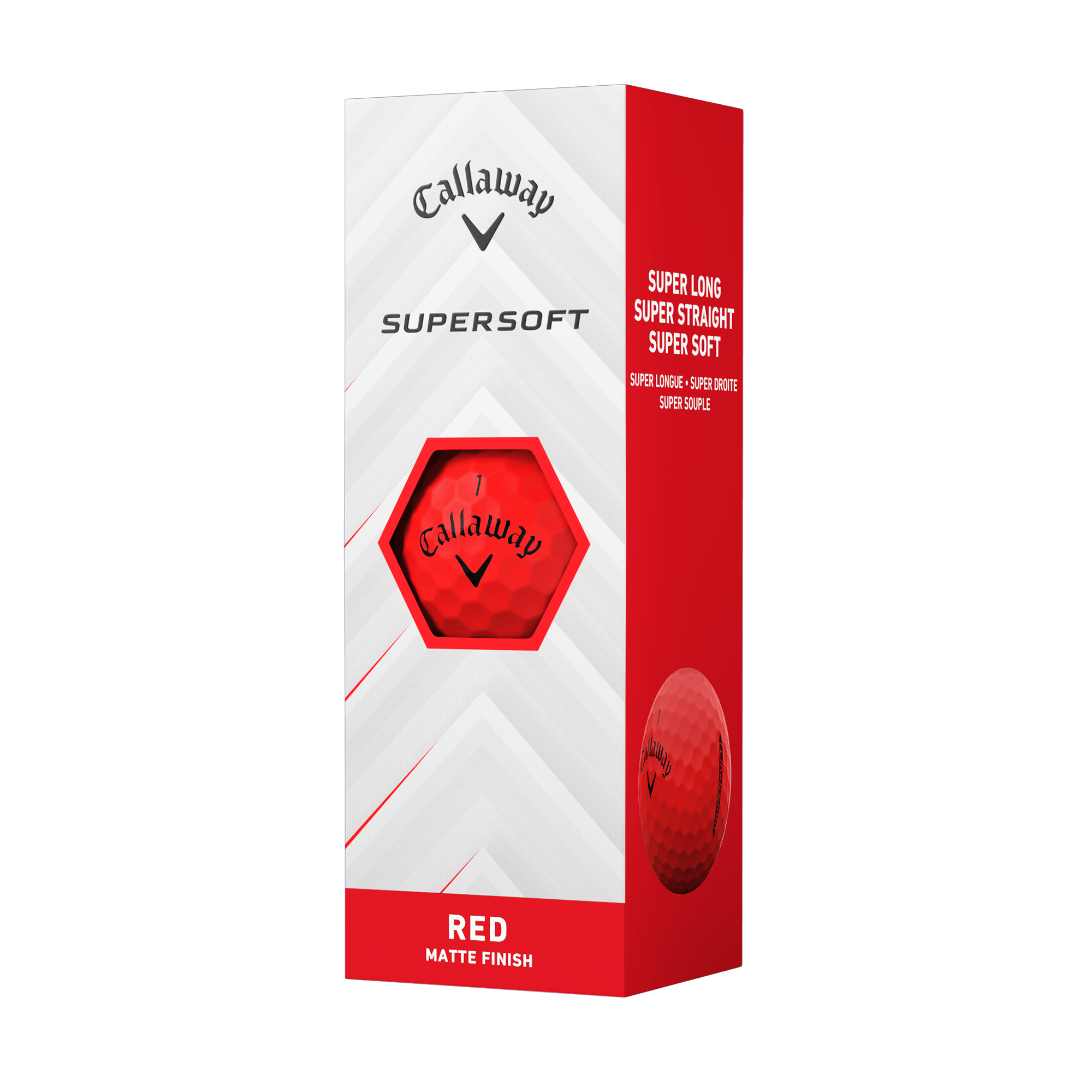 Supersoft Matte Red Golf Balls - View 4
