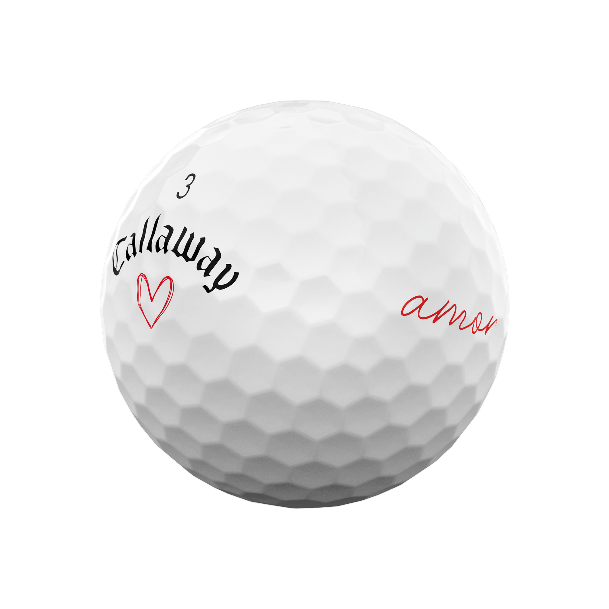Limited Edition Supersoft Love Golf Balls (Dozen) - View 9