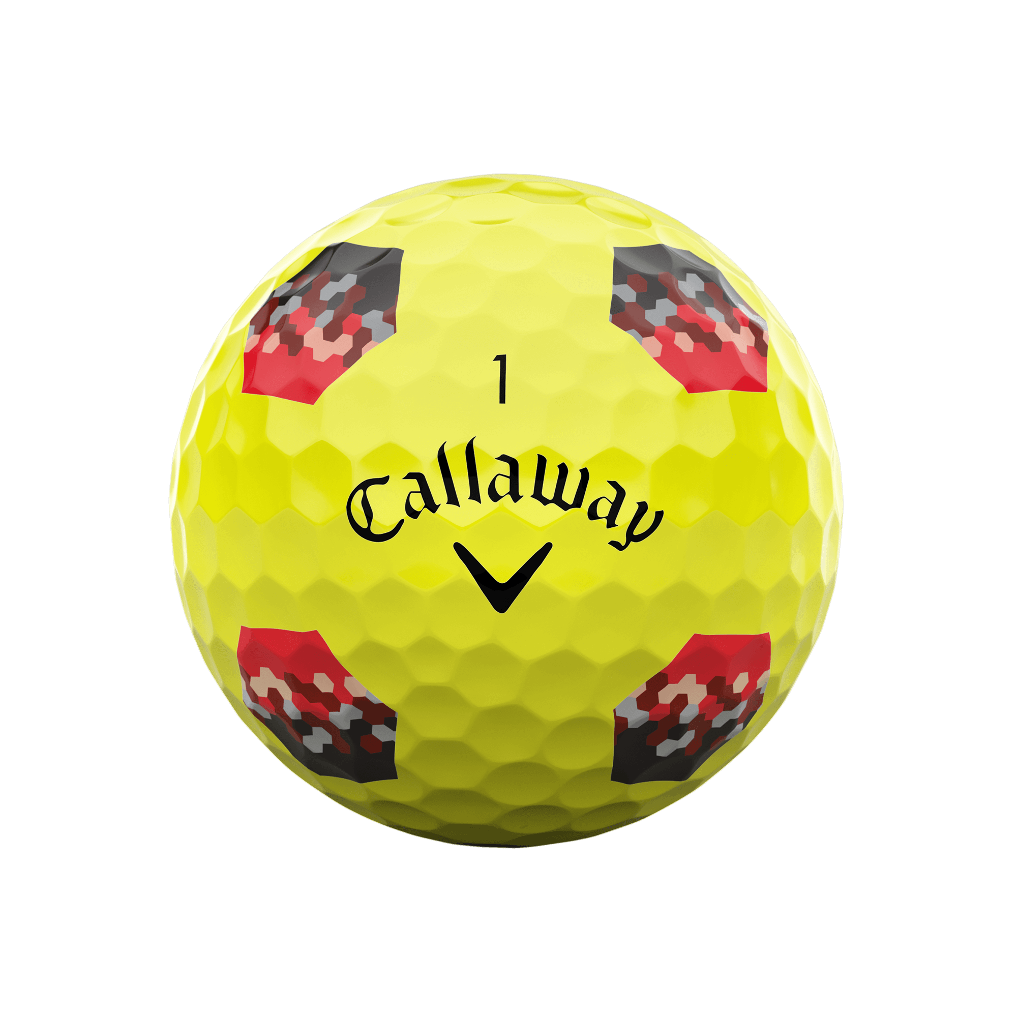 Chrome Tour X TruTrack Yellow Golf Balls - View 3