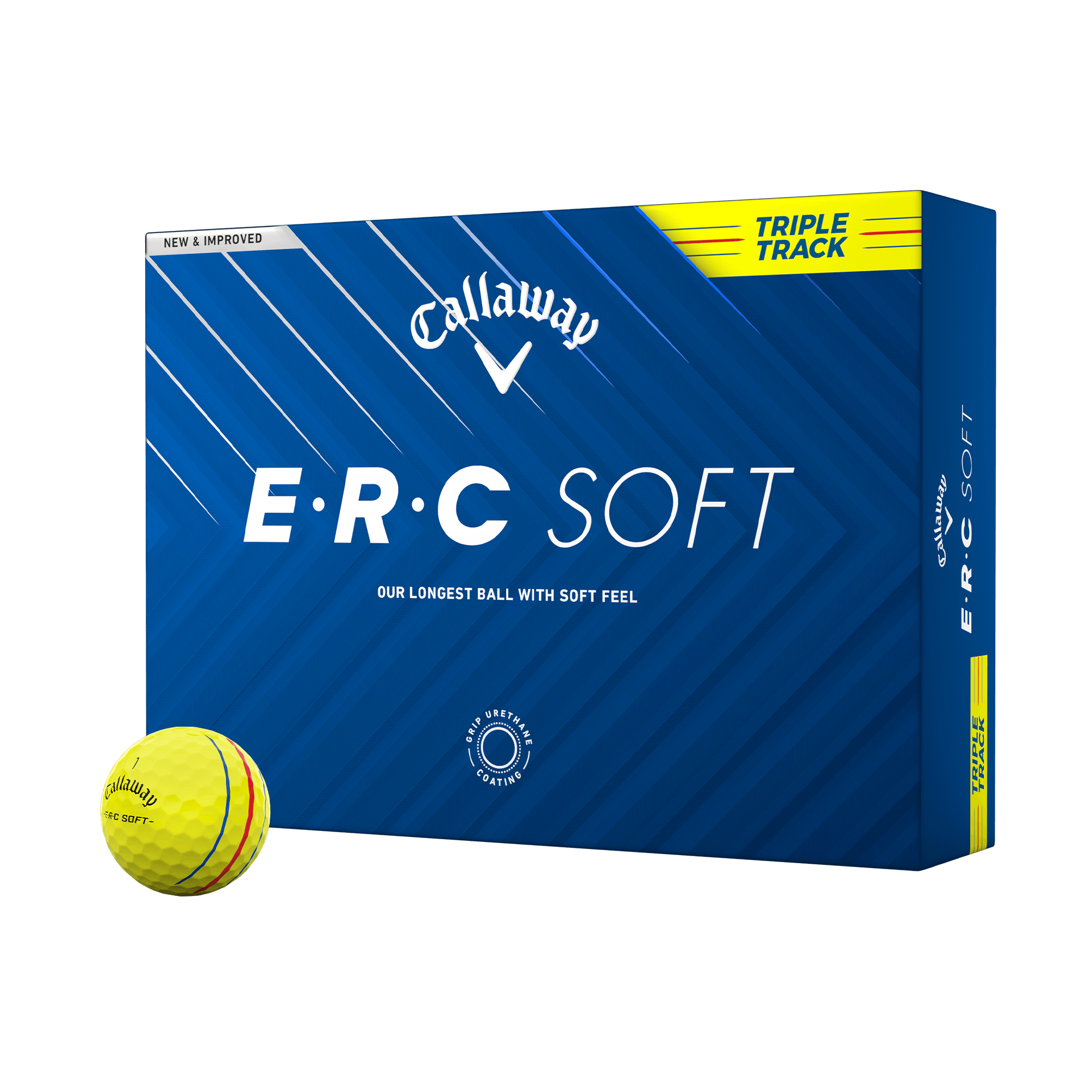 E•R•C Soft Yellow Golf Balls