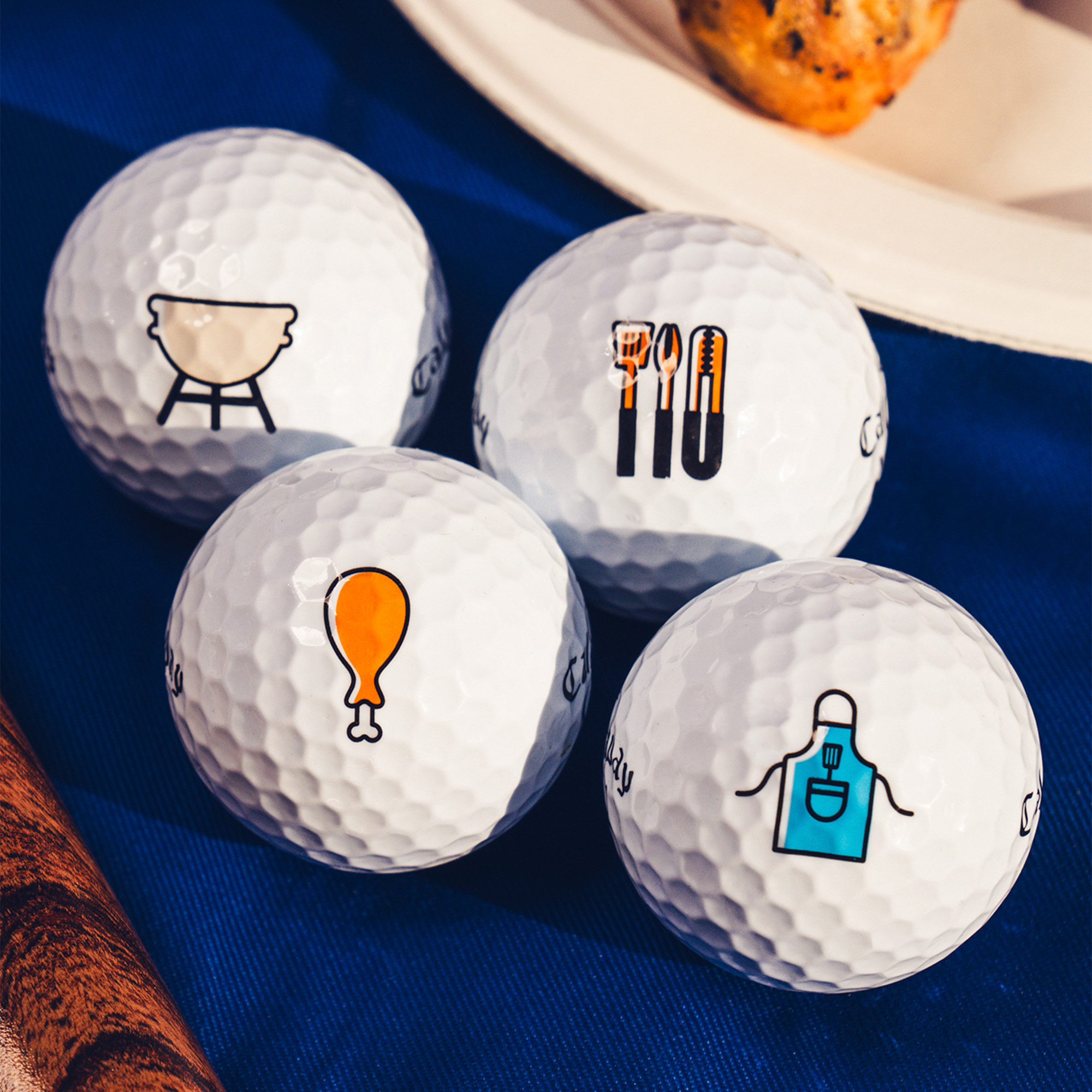 Limited Edition Supersoft Father's Day Grillmaster Golf Balls (Dozen) - View 2