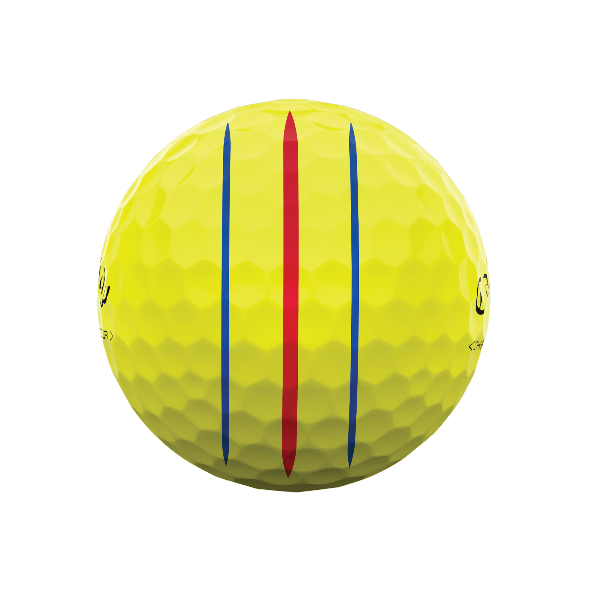 Chrome Tour Triple Track Yellow Golfbälle - View 4