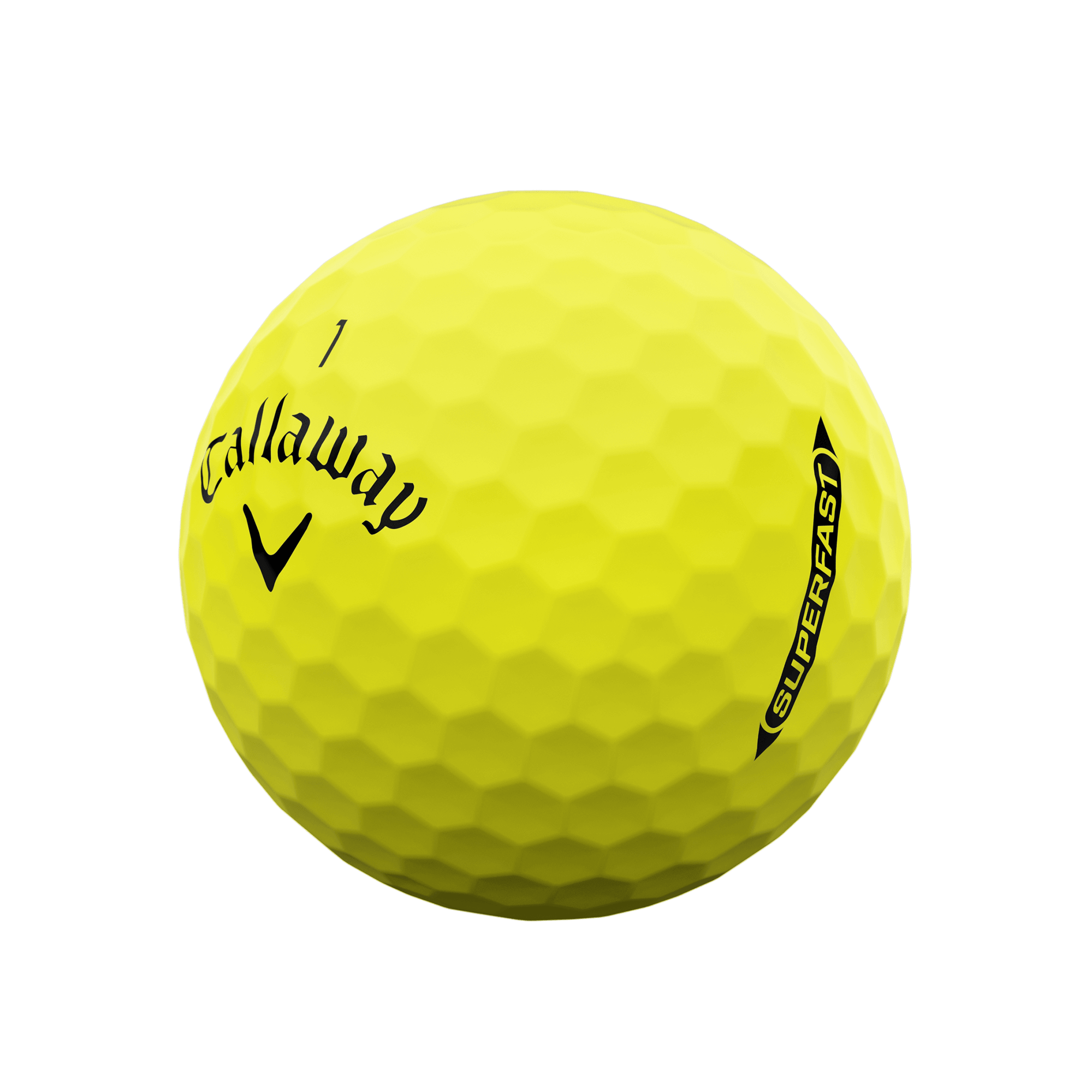 Superfast Bold Yellow 15-Pack Golf Balls - View 2