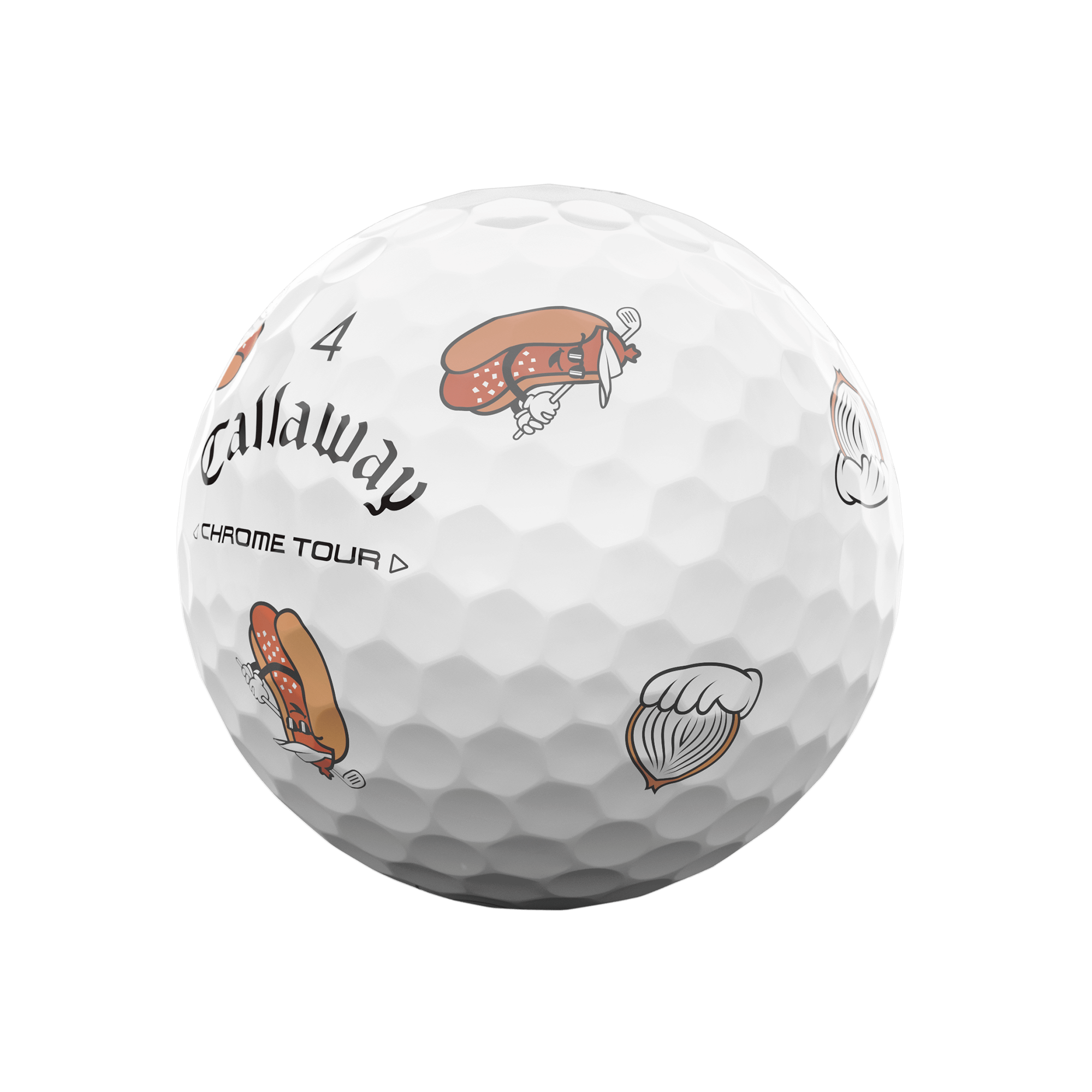 Balles De Golf Chrome Tour Hot Dog - Édition Limitée (Douzaine) - View 9