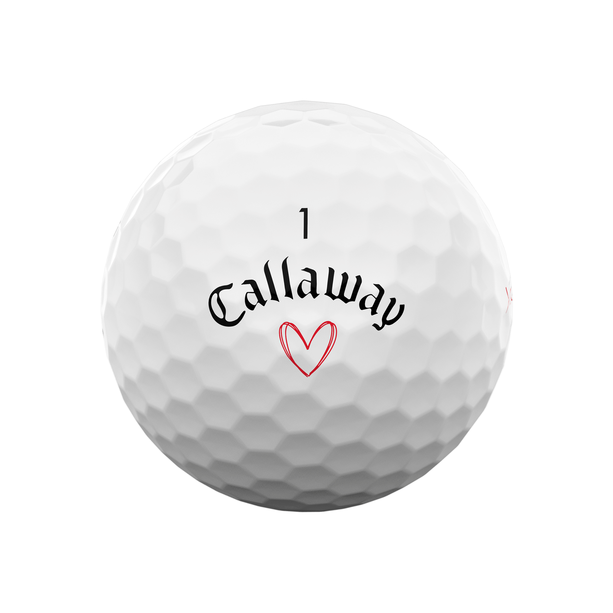 Limited Edition Supersoft Love Golf Balls (Dozen) - View 4