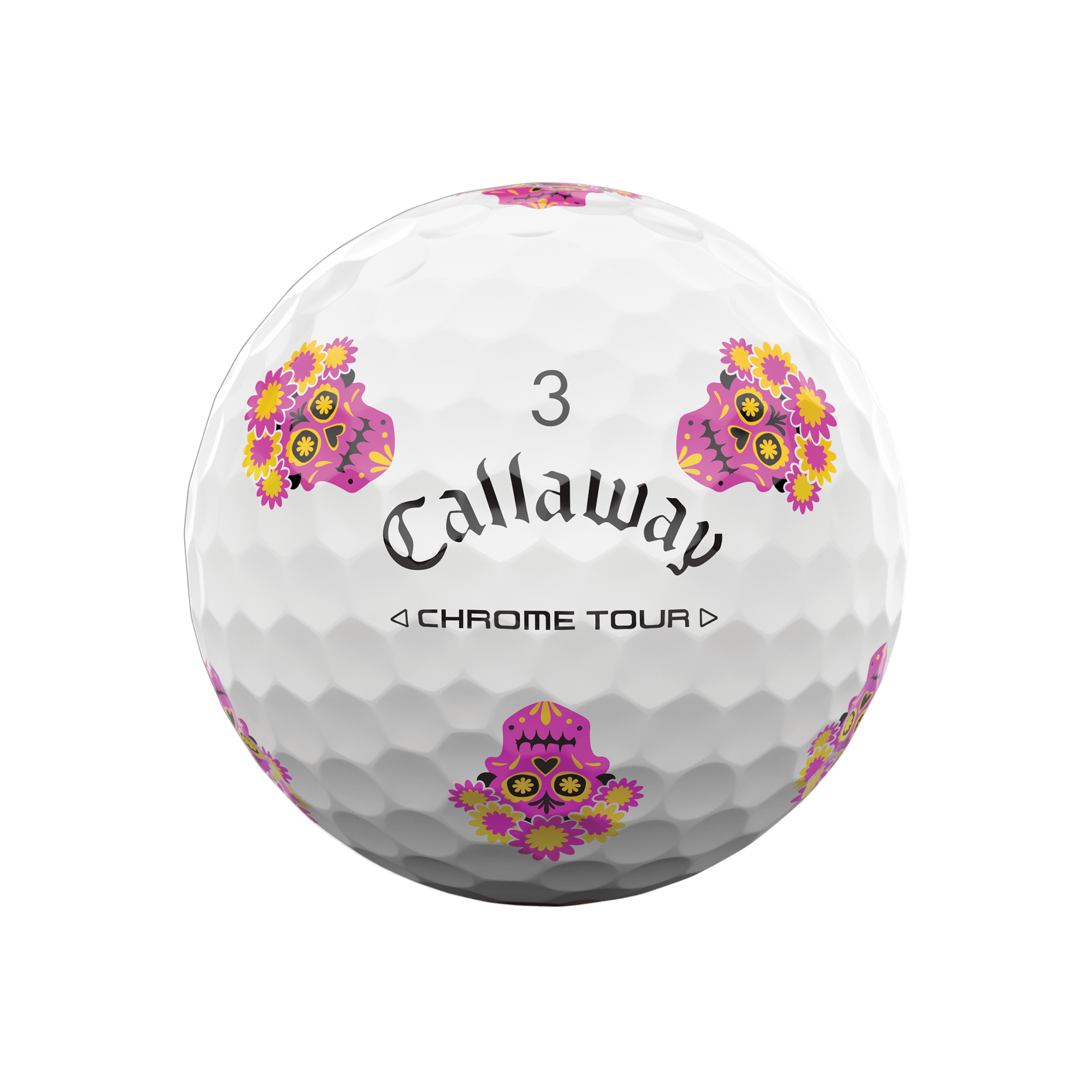 Balles De Golf Chrome Tour Día de los Muertos - Édition Limitée (Douzaine) - View 9