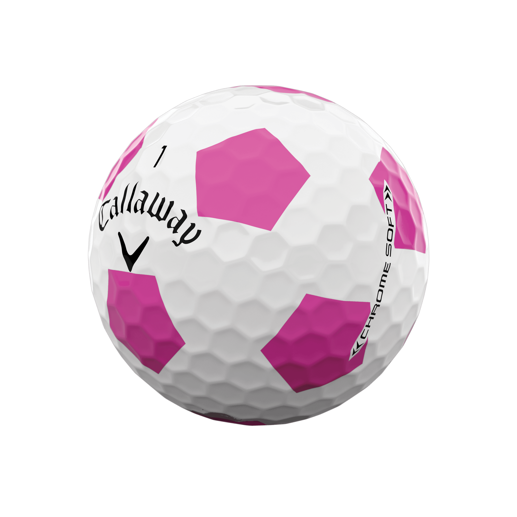 Limiterte Auflage Chrome Soft Truvis Pink Golfbälle (Dutzend)