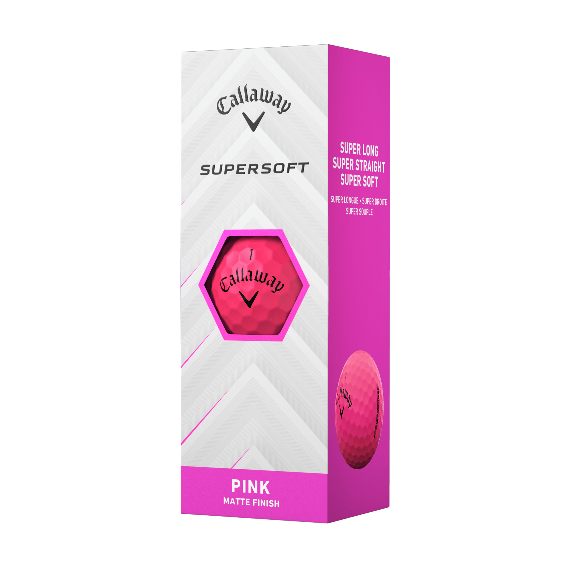Supersoft Matte Pink Golf Balls - View 4