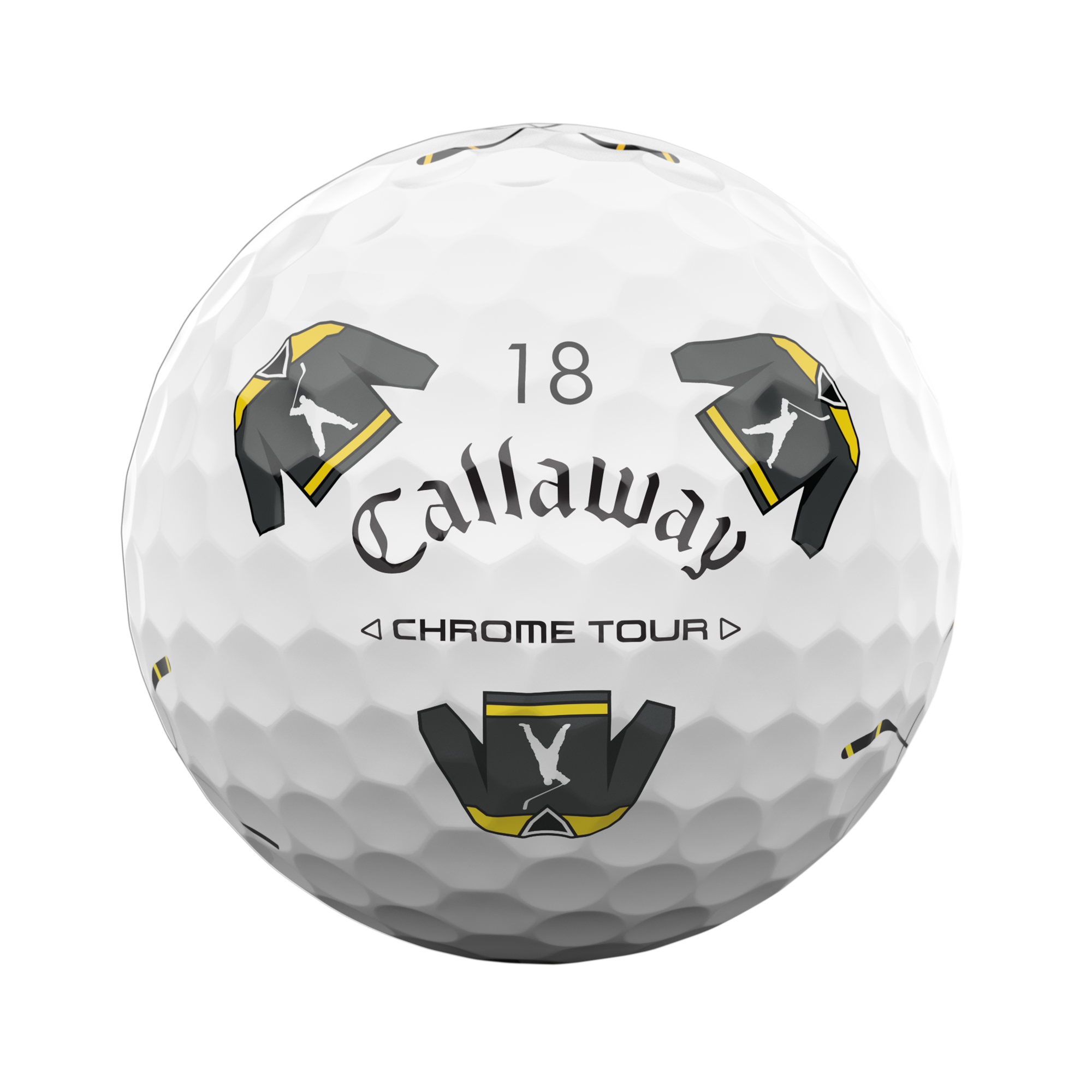 Limited Edition Chrome Tour Happy Gilmore 2 Balls (Dozen) - View 3