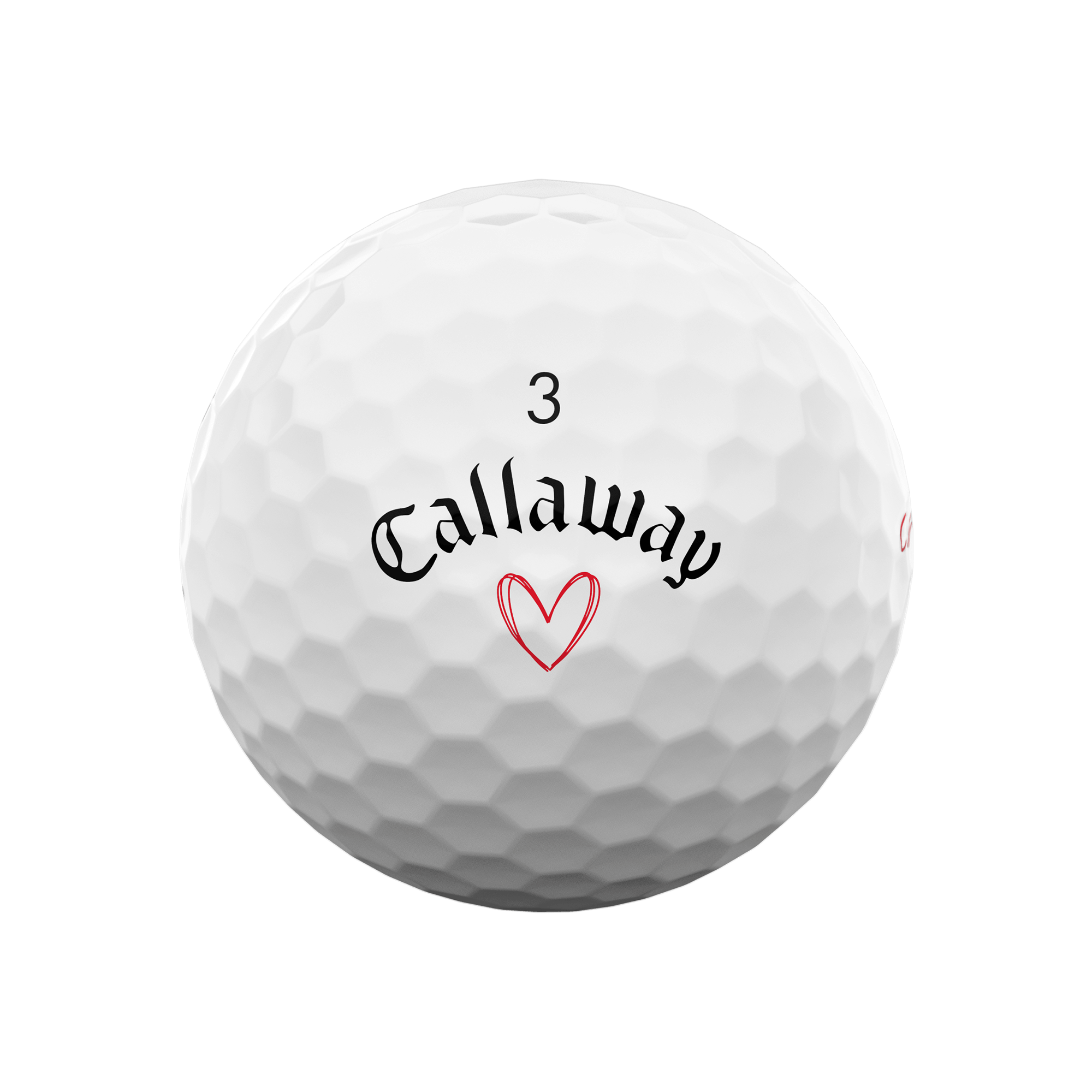 Limited Edition Supersoft Love Golf Balls (Dozen) - View 8