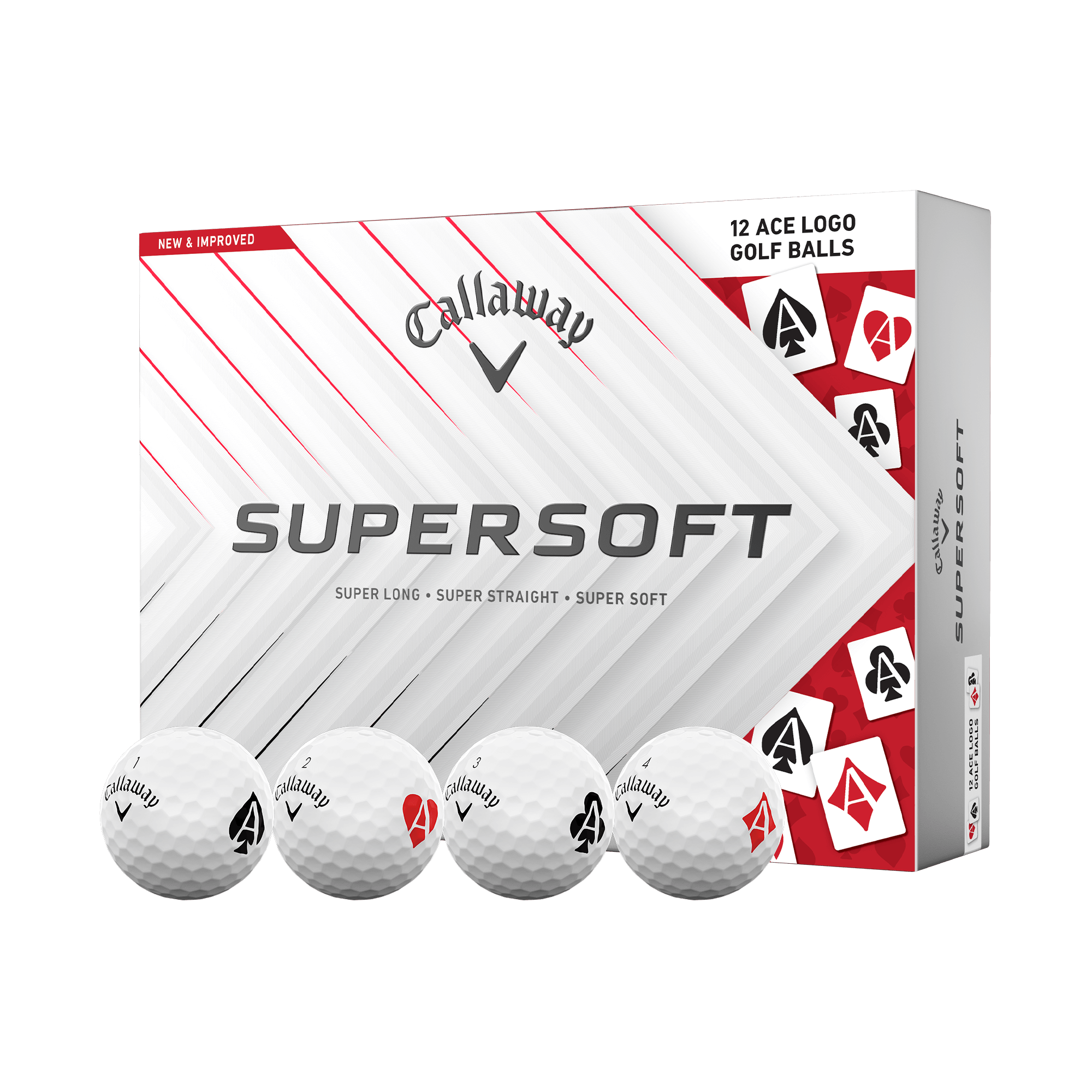 Limited Edition Supersoft Aces Golf Balls (Dozen)