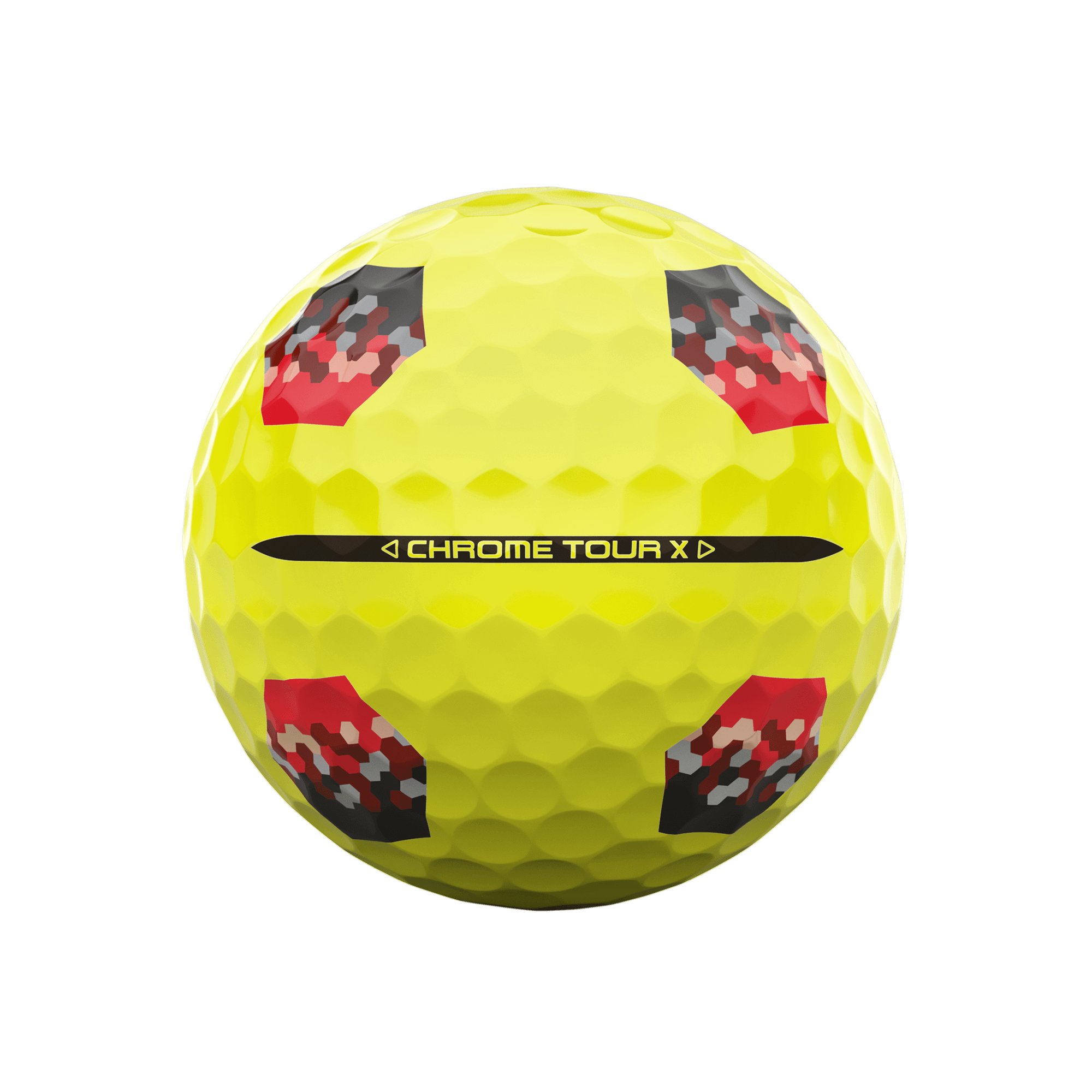 Chrome Tour X TruTrack Yellow Golf Balls - View 4
