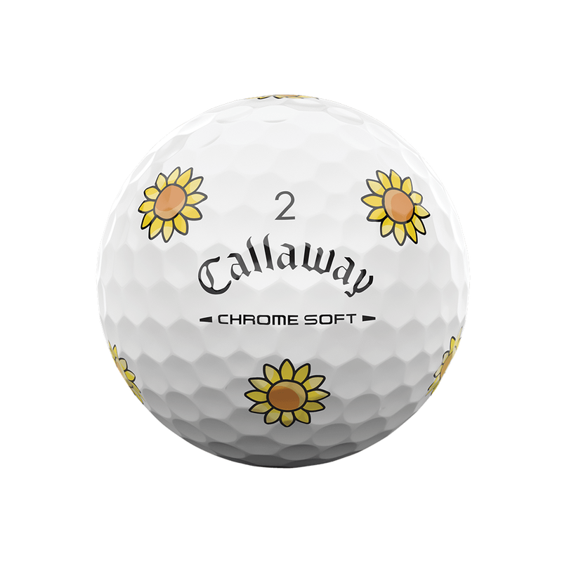 Limited Edition Chrome Soft Flowers Golf Balls - View 5