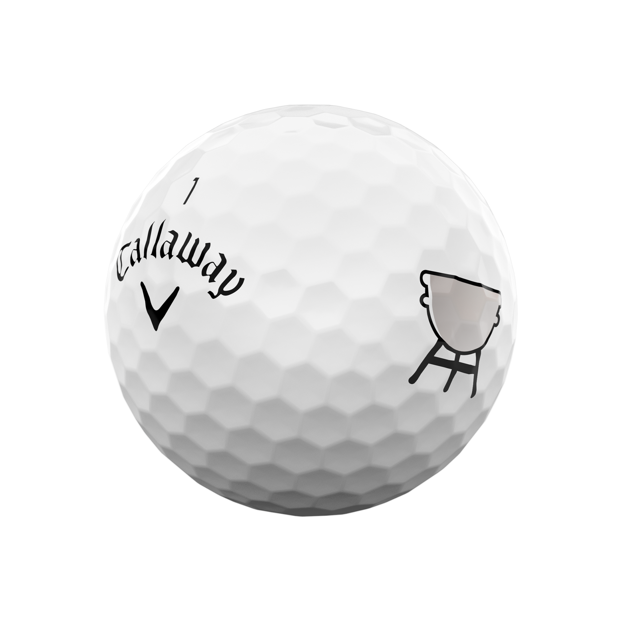 Limited Edition Supersoft Father's Day Grillmaster Golf Balls (Dozen) - View 3